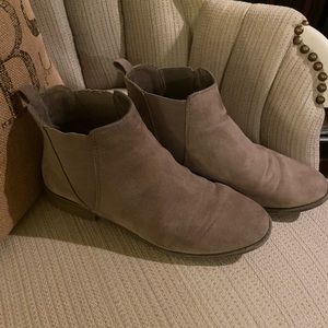 Tan booties
